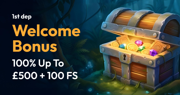 Welkomstbonus eerste storting: 100% tot £500 + 100 free spins